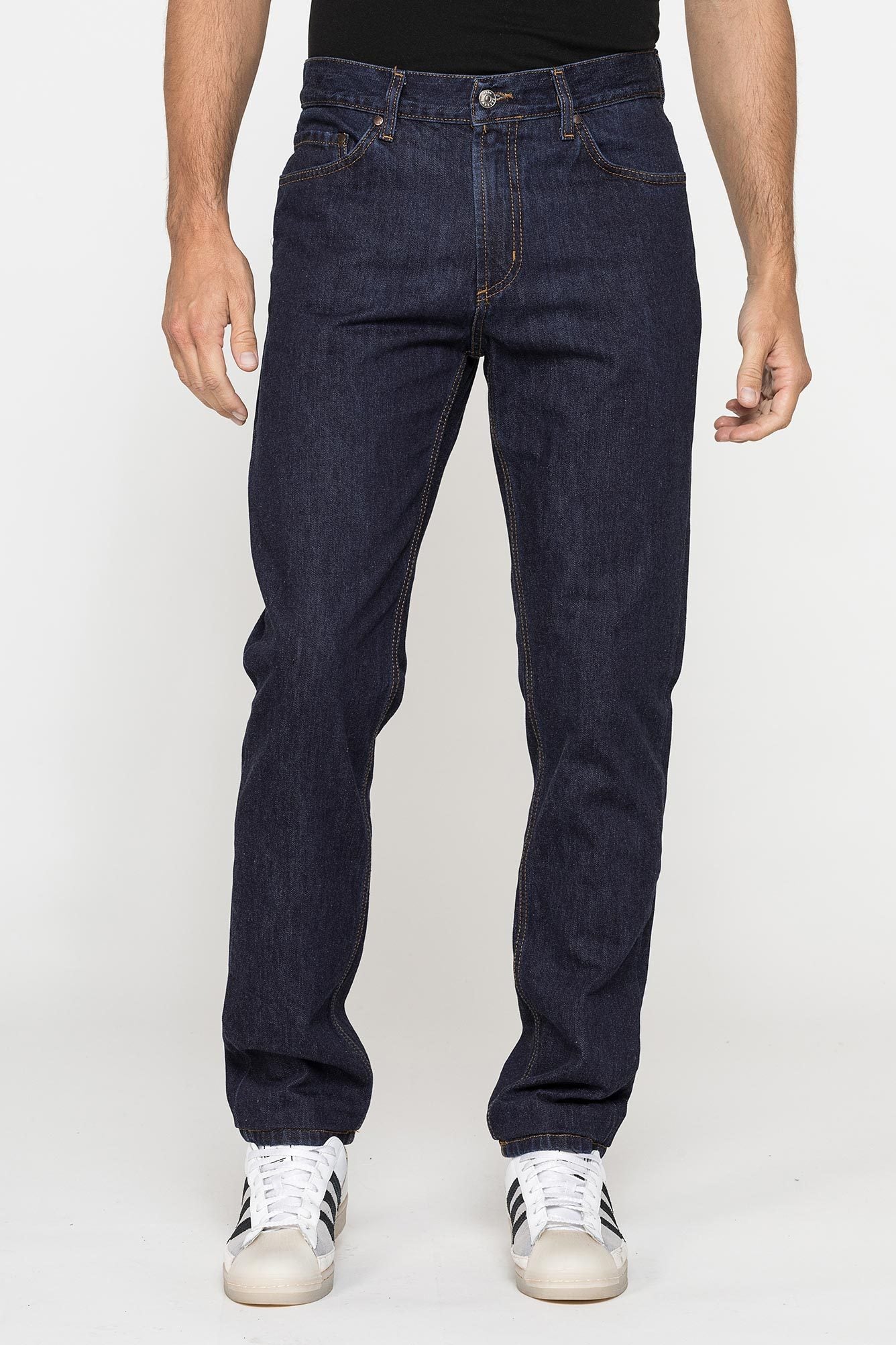 CARRERA 700 Elastic Relax Jeans – Black Comfort Fit 5-Pocket Denim For Men (Sizes 46-62)