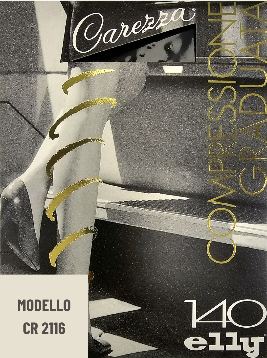 Collant Compressione Graduata CAREZZA 140 Den | Set 3 Paia Per Taglie Forti | Comodi E Sostenitivi - Foto 5