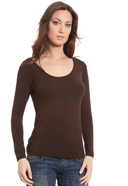 Top Slim da Donna a Maniche Lunghe Girocollo Corto Maglietta Basic Tinta Unita Aderente Slim Fit Camicia Corta Allenamento Yoga Telo Impermeabile Felpato Top Slim da Donna a Maniche Lunghe Girocollo Corto Maglietta Basic Tinta Unita Aderente Slim Fit Camicia Corta Allenamento Yoga Telo Impermeabile Felpato