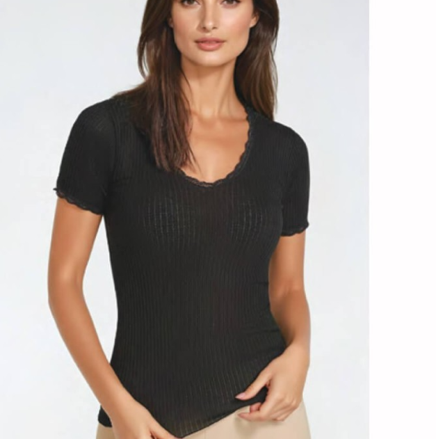 Maglia Mezza Manica Donna EGI Lana e Microfibra art. 306