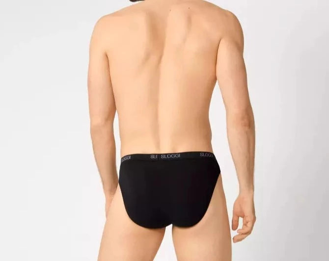 Slip Uomo Sloggi Pacco Da 2 - Comfort Giornaliero E Vestibilità Perfetta - Foto 8