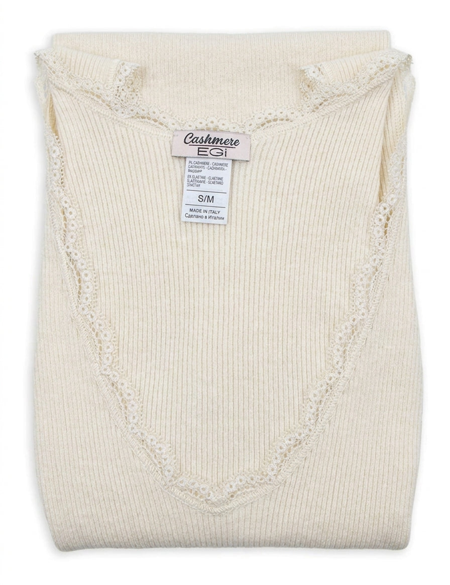Canotta Donna EGI spalla larga in cashmere/modal  art. 5111