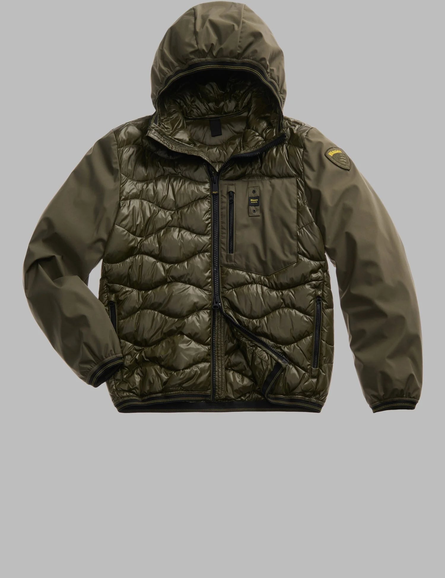 Piumino Uomo imbottitura mista Blauer mod. ALBERT art. 25WBLUC08078-006355