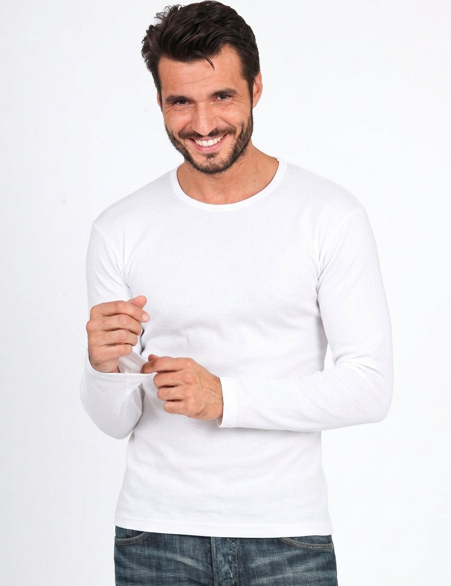 Maglia Uomo Manica Lunga  Maglificio Ma.re Basic Cotton art. 952