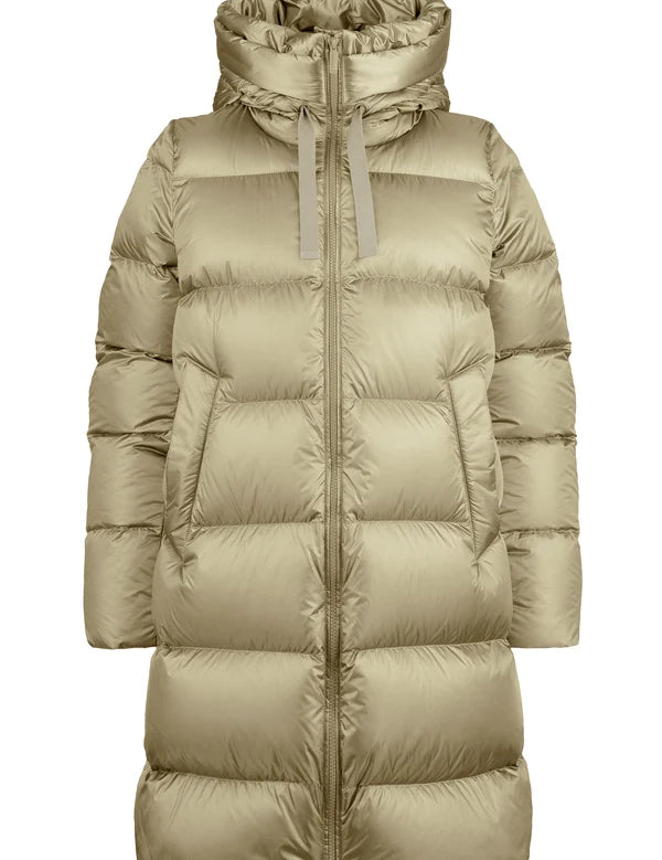 Piumino lungo donna in nylon lucido BOMBOOGIE mod. Geneva art. CW6630TDLC6