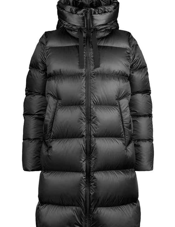Piumino lungo donna in nylon lucido BOMBOOGIE mod. Geneva art. CW6630TDLC6