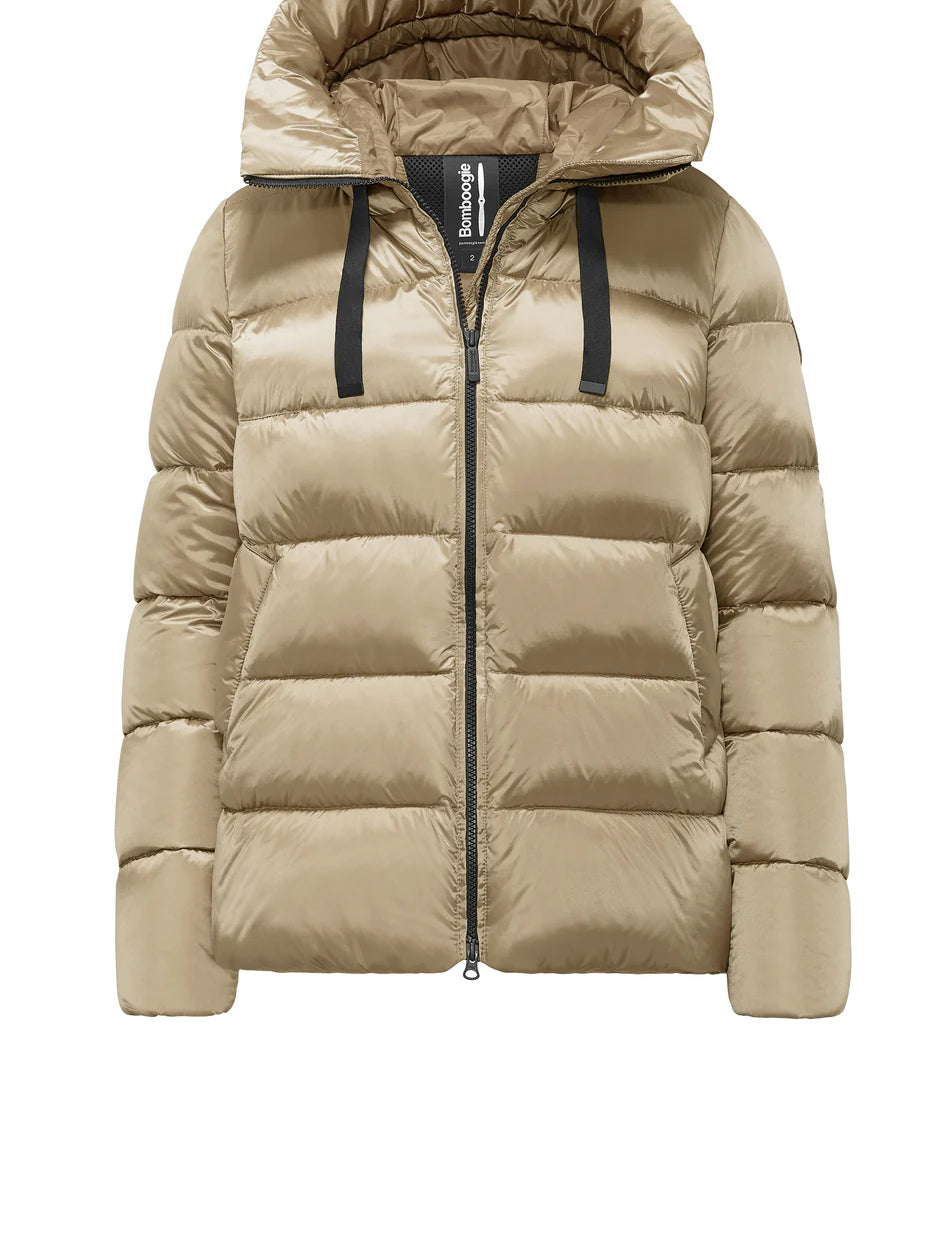 Piumino Donna in Nylon Lucido BOMBOOGIE mod. Rome art. GW6012TDLC5