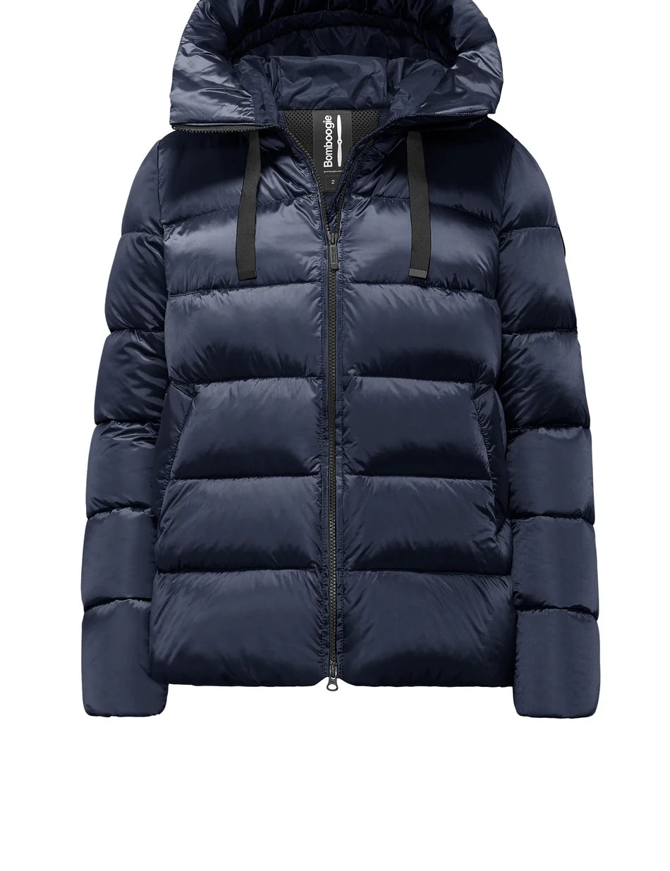 Piumino Donna in Nylon Lucido BOMBOOGIE mod. Rome art. GW6012TDLC5