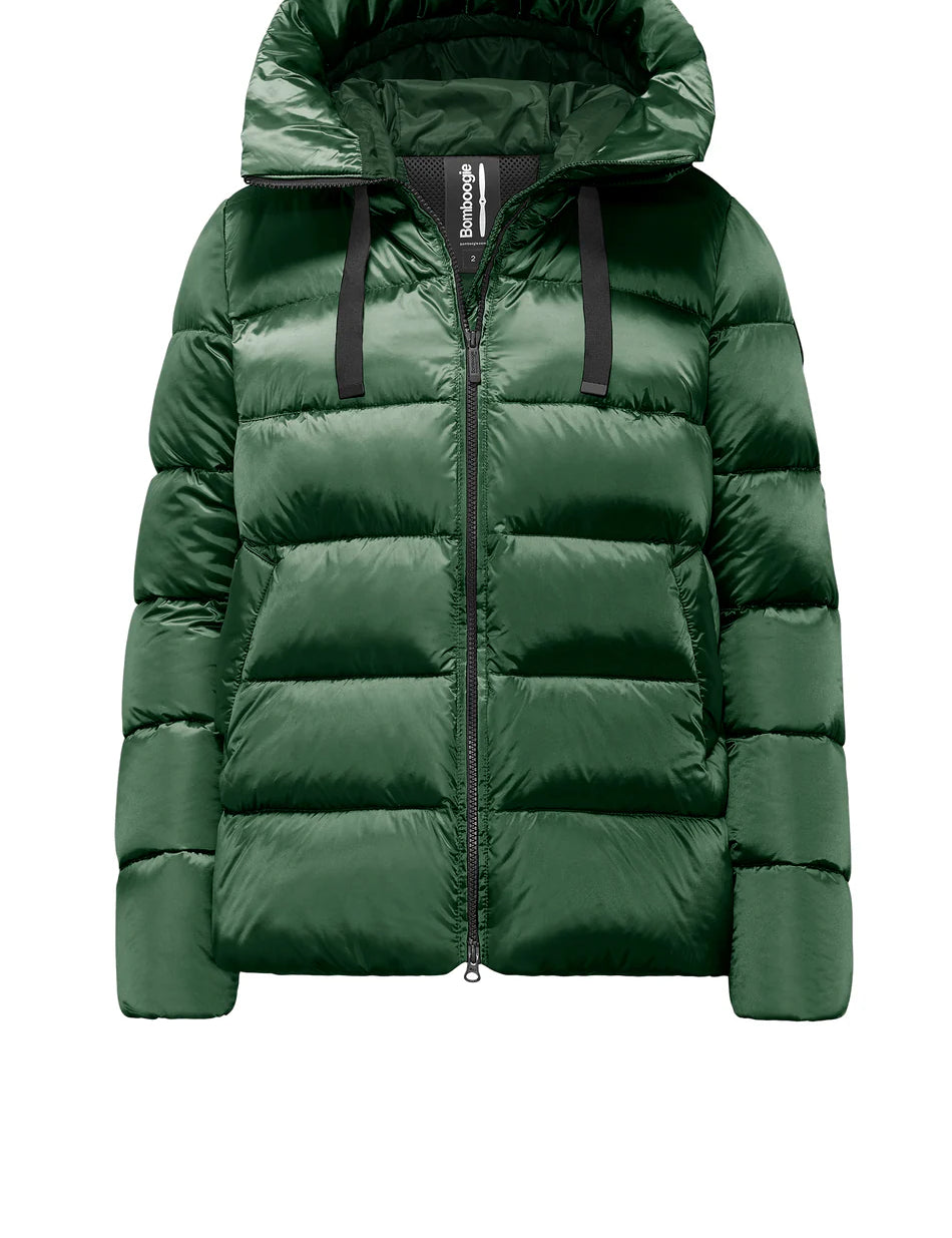 Piumino Donna in Nylon Lucido BOMBOOGIE mod. Rome art. GW6012TDLC5
