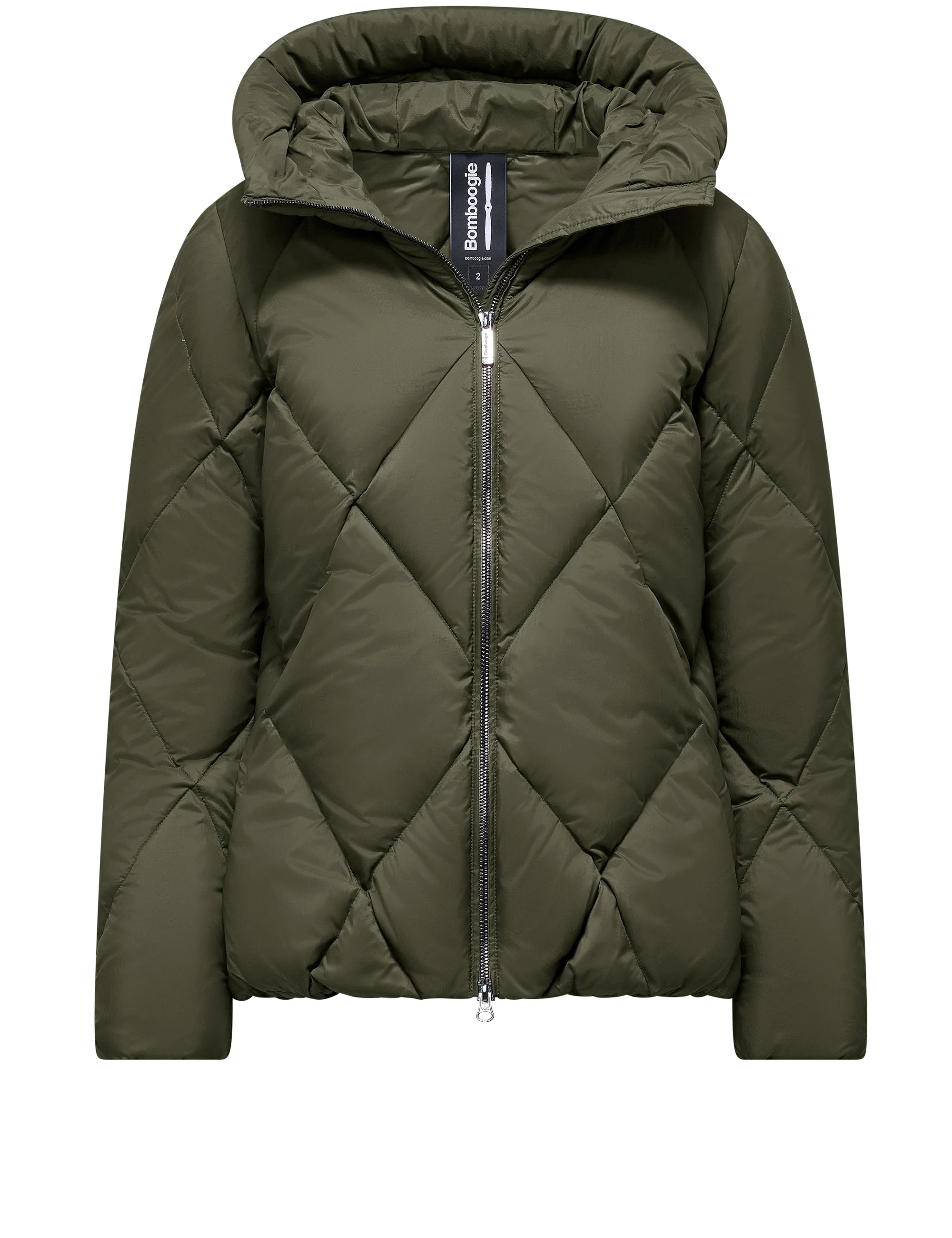 Piumino con trapuntatura a rombi Donna Bomboogie art. GW8639TMNW5