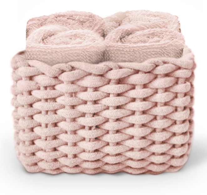 Set 4 lavette spugna in cotone DAUNEX modello Classic