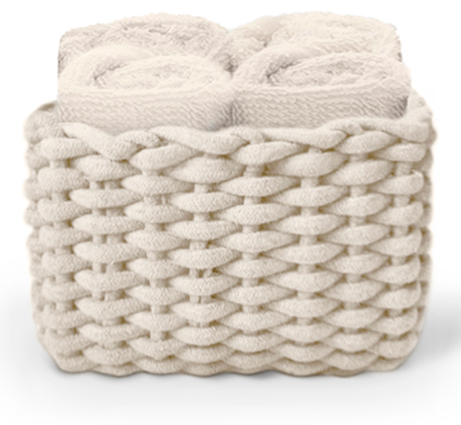 Set 4 lavette spugna in cotone DAUNEX modello Classic