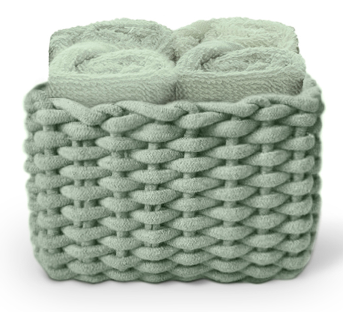 Set 4 lavette spugna in cotone DAUNEX modello Classic