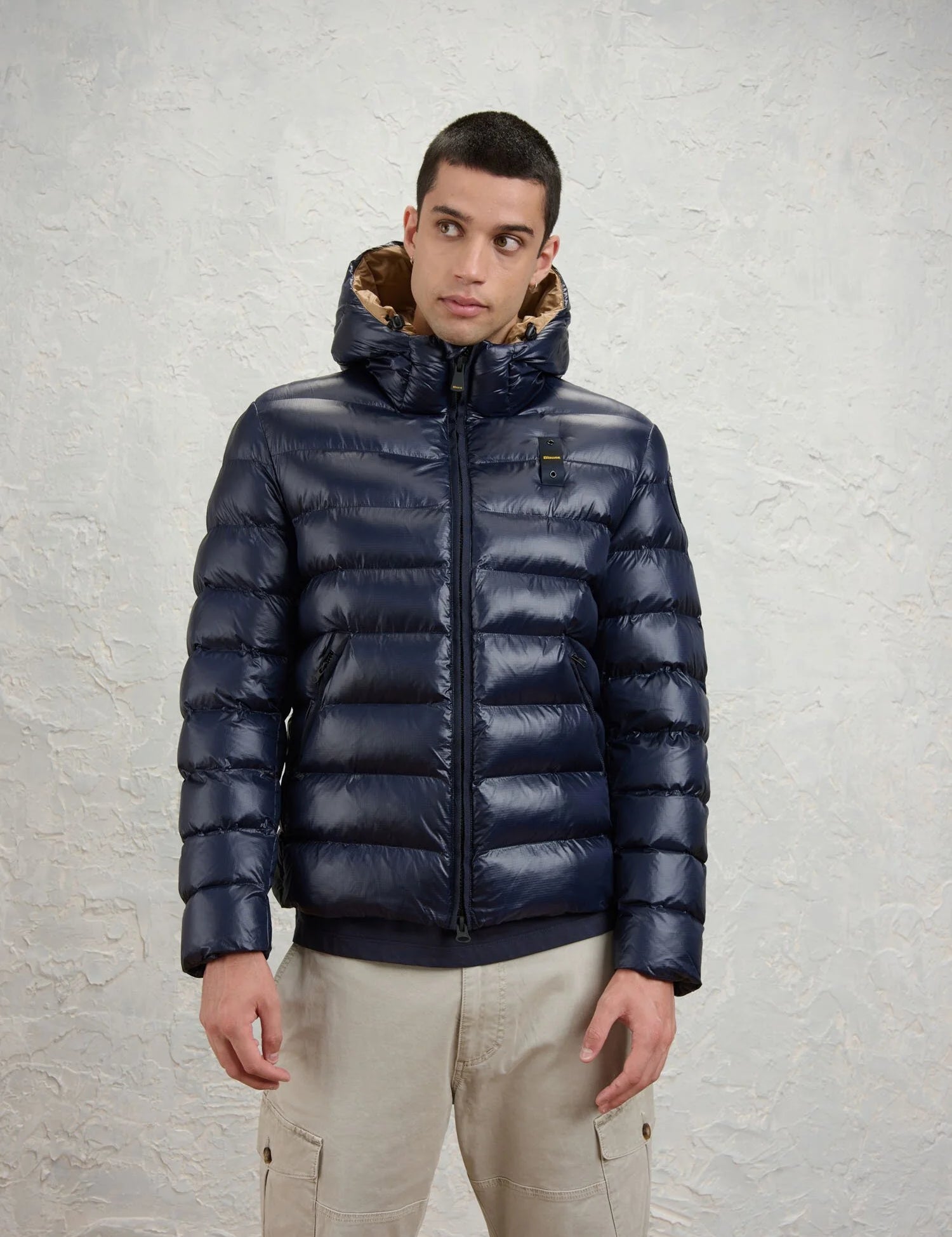 Giubbotto in Nylon eco Uomo Blauer mod. Adams art. 26WBLUC02054-005958