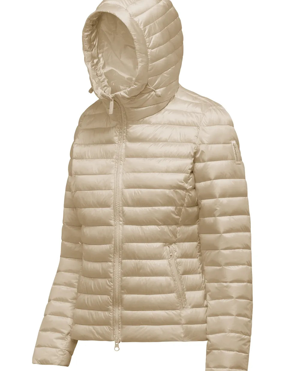 Piumino Donna Bomboogie con cappuccio in nylon brillante art. JW7783TDLC5