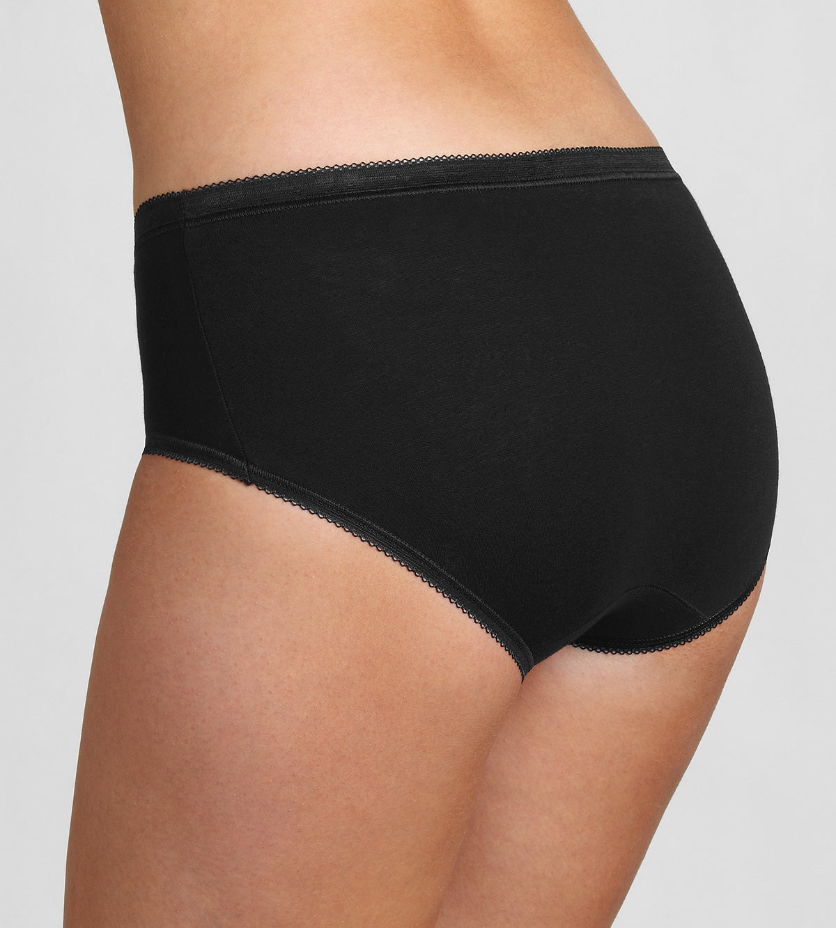 Confezione 4 Mutande Sloggi Basic+ Slip Midi Donna – Blu E Bianco, Cotone Ed Elastan - Foto 4